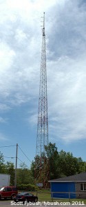 The WWLF-FM tower, summer 2011