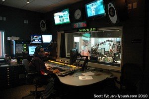 Looking into the KSPN studio