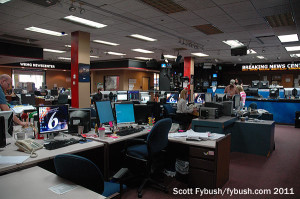 WKMG-TV's newsroom