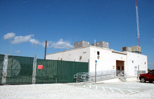 The 540-740 transmitter building