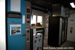 The WITZ AM/FM transmitter room