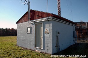 WHCU's night transmitter building