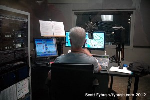 Looking into the KUSC studios