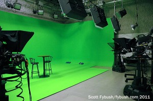 WIPB's green-screen studio