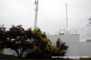 WPHT's transmitter building and tower