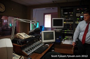 Inside WCVL's studio