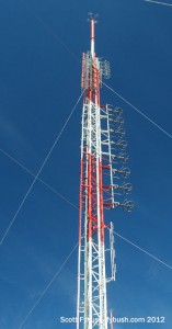 The KFMB-TV/FM tower
