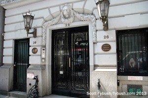 Front door at the SBS townhouse