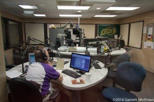 KFGO's studio