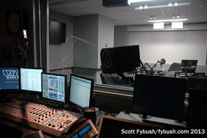 Talk studio control room