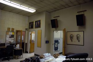 Inside the transmitter room