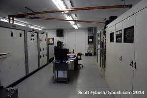 The 850 transmitter room