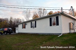 The studio end of the building