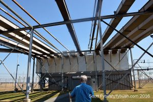 Heading back to the switching building