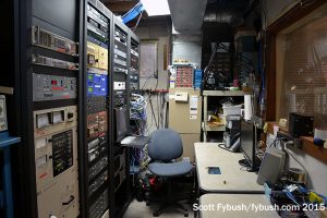 WDLC's transmitter and racks