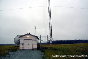 WIOE transmitter building