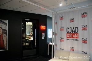 CJAD's studio
