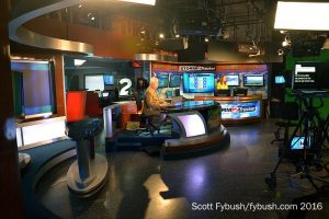 News set from the front...