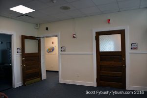 Radio studio doors