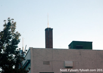 Antenna on 1420 Main St., October 2012