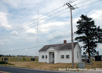 The WILL(AM) transmitter building