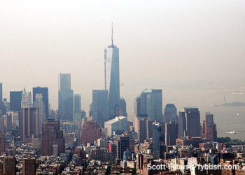 A view south to 1WTC
