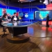 Rehearsing for the NH1 newscast (photo: Rick Zach/WBIN)