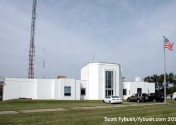 The WSBT transmitter building