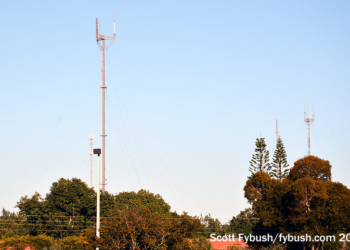 The CBS, WPLG/WSVN and Gannett towers