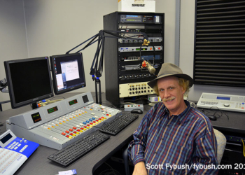 Mark West in the new studio