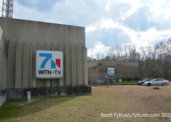 Transmitter buildings at Grifton