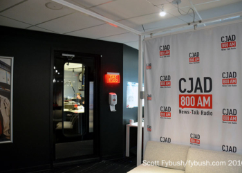 CJAD's studio