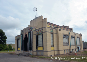 WJR's transmitter building