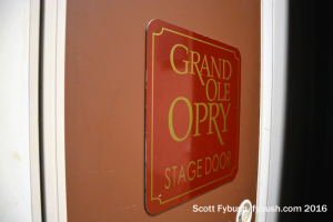 Opry stage door