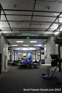 Newsroom hallway