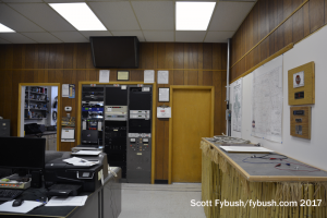 One side of the transmitter room...