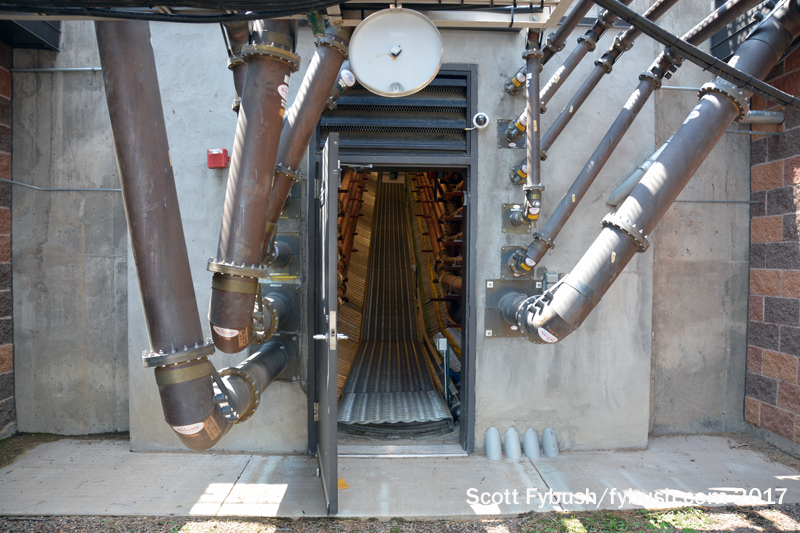 Bottom end of the tunnel