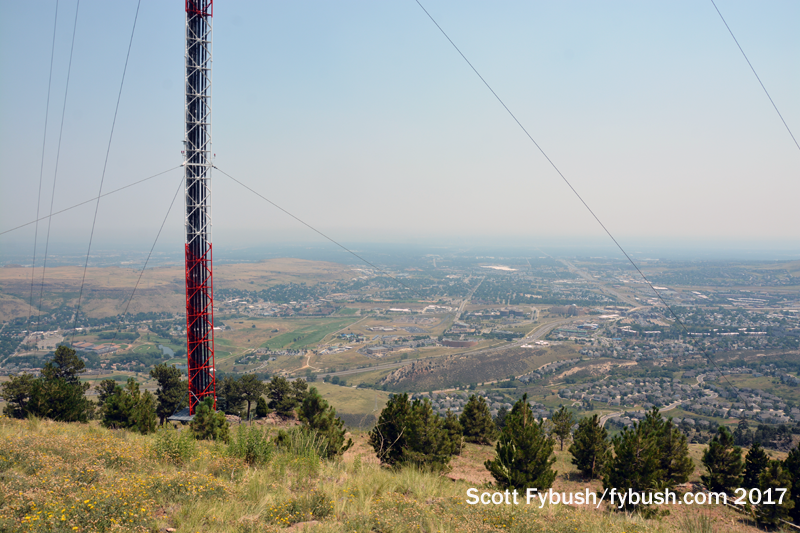 The view to the east