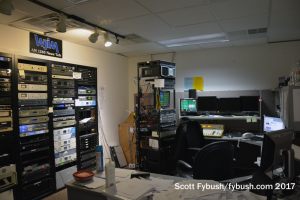 Downstairs rack room