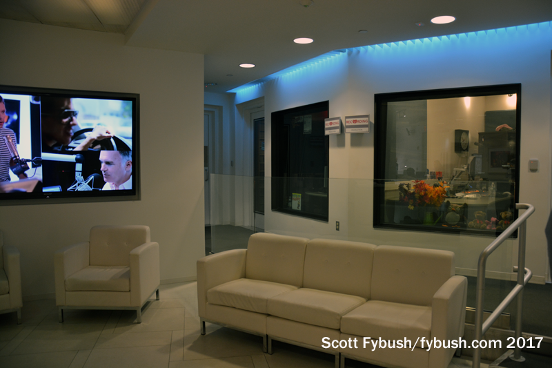 Production rooms off the lobby