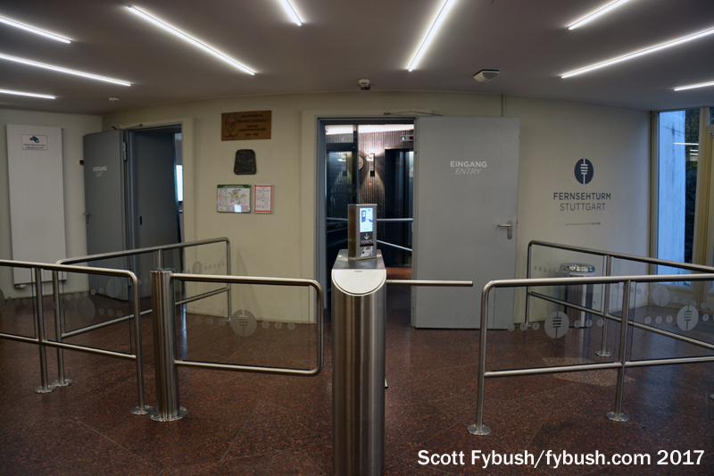 Elevator at the old tower
