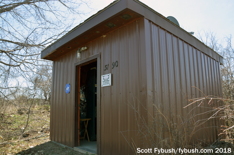 WYLF transmitter building