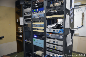 WEEU rack room