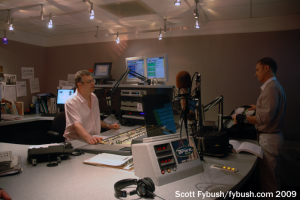 WDRV's studio, 2009