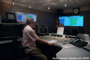 WDRV's studio, 2009