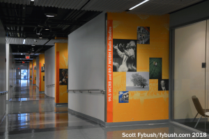 WGBH radio studio hallway