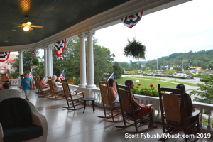 On the porch in French Lick