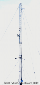 WZZB tower and translator antennas
