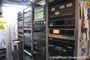 Radio rack room