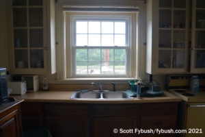 Kitchen and view